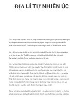 ĐỊA LÍ TỰ NHIÊN ÚC Úc ppsx
