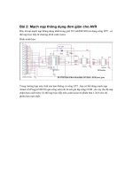 Thực hành vi điều khiển AVR - Bài 2 docx
