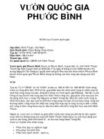 VƯỜN QUỐC GIA PHƯỚC BÌNH doc