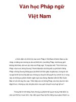 Văn học Pháp ngữ Việt Nam pdf