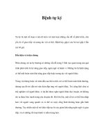 Bệnh tự kỷ pdf