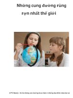 Những cung đường rùng rợn nhất thế giới doc