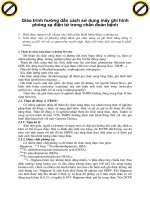 Giáo trình hướng dẫn cách sử dụng máy ghi hình phóng xạ điện tử trong chẩn đoán bệnh phần 1 ppsx