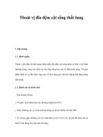 Thoát vị đĩa đệm cột sống thắt lưng docx