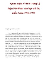 Quan niệm về thơ trong Lý luận Phê bình văn học đô thị miền Nam 1954-1975 pot