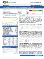 báo cáo định giá ngành dầu khí ngày 17 tháng 09 năm 2013 tổng công ty cổ phần khoan và dịch vụ khoan dầu khí