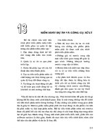 Quản lý dự án phần mềm - Chương 13 pps