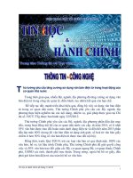 Tin học hành chính số 30 tháng 11 năm 2013 thông tin công nghệ viện khoa học tổ chức nhà nước