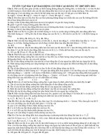 TUYỂN TẬP BÀI TẬP DAO ĐỘNG CƠ THI CAO ĐẲNG TỪ 2007 ĐẾN 2011 pps