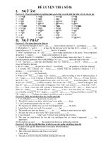 ĐỀ LUYỆN THI ( SỐ 8) pptx