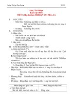 Giáo án âm nhạc lớp 1: Học hát bài: MỜI BẠN VUI MÚA CA ppsx