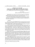 Báo cáo nghiên cứu khoa học: 