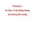 PHÂN TÍCH HỆ THỐNG - CHƯƠNG 7 potx