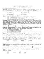 TỔNG HỢP CÁC BÀI TẬP TỐT NGHIỆP THPT - ĐẠI HỌC potx