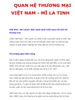 QUAN HỆ THƯƠNG MẠI VIỆT NAM pps