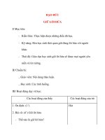 Giáo án lớp 4 môn ĐẠO ĐỨC GIỮ LỜI HỨA pptx