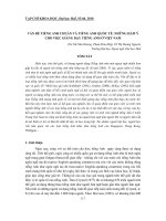 Báo cáo nghiên cứu khoa học: 