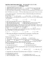 ĐỀ THI MÔN VẬT LÝ ĐỀ 1 - TRƯỜNG THPT PHAN BỘI CHÂU pdf