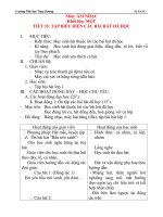 Giáo án âm nhạc lớp 1: TẬP BIỂU DIỄN CÁC BÀI HÁT ĐÃ HỌC pptx