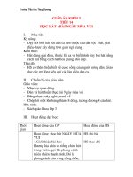 Giáo án âm nhạc lớp 3: HỌC HÁT : BÀI NGÀY MÙA VUI potx