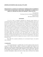 Báo cáo nghiên cứu khoa học: 