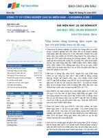 BÁO cáo lần đầu săm lốp ngày 03 tháng 01 năm 2013 tổng CÔNG TY CP CÔNG NGHIỆP CAO SU MIỀN NAM CASUMINA