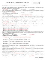 KIỂM TRA HỌC KỲ I MÔN VẬT LÝ 12 ppt