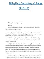 Bài giảng Dao động và Sóng (Phần 8) pptx