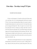 Giao nhạc - Âm nhạc trong lễ Tế giao docx