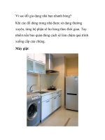 Vì sao đồ gia dụng nhà bạn nhanh hỏng? pot
