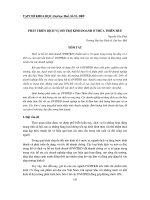 Báo cáo nghiên cứu khoa học: 