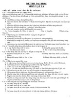 Đề thi đại học môn vật lí pdf