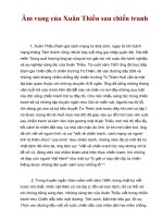 m vang của Xuân Thiều sau chiến tranh ppsx