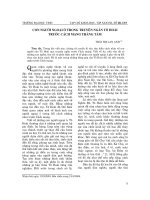 Báo cáo nghiên cứu khoa học: 