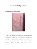 Khảo cứu tài liệu Lý Sơn pptx