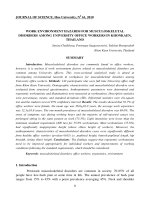 Báo cáo nghiên cứu khoa học: 