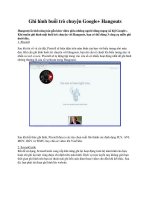 Ghi hình buổi trò chuyện Google+ Hangouts pps