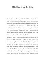 Mãn Giác và bài thơ thiền docx