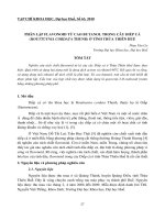 Báo cáo nghiên cứu khoa học: 