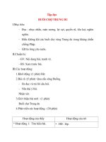 Giáo án lớp 4 môn Tập đọc BUỔI CHỢ TRUNG DU doc