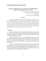 Báo cáo nghiên cứu khoa học: 