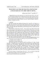 Báo cáo nghiên cứu khoa học: 