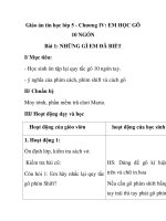 Giáo án tin học lớp 5 - Chương IV: EM HỌC GÕ 10 NGÓN ppsx