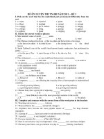 ĐỀ ÔN LUYỆN THI TN-ĐH NĂM 2011 – ĐỀ 3 pdf