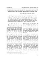 Báo cáo nghiên cứu khoa học: 