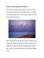 Bí ẩn về cuộc sống trên hồ Titicaca docx