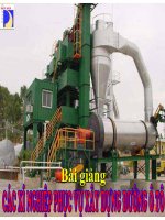 Bài giảng các xí nghiệp phục vụ xây dựng đường ô tô - Phần 1 potx