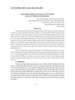 Báo cáo nghiên cứu khoa học: 