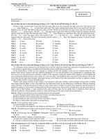 ĐỀ THI THỬ ĐẠI HỌC, CAO ĐẲNG MÔN TIẾNG ANH - Mã đề thi 915 pot