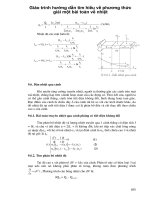 Giáo trình hướng dẫn tìm hiểu về phương thức giải một bài toàn về nhiệt phần 1 pdf